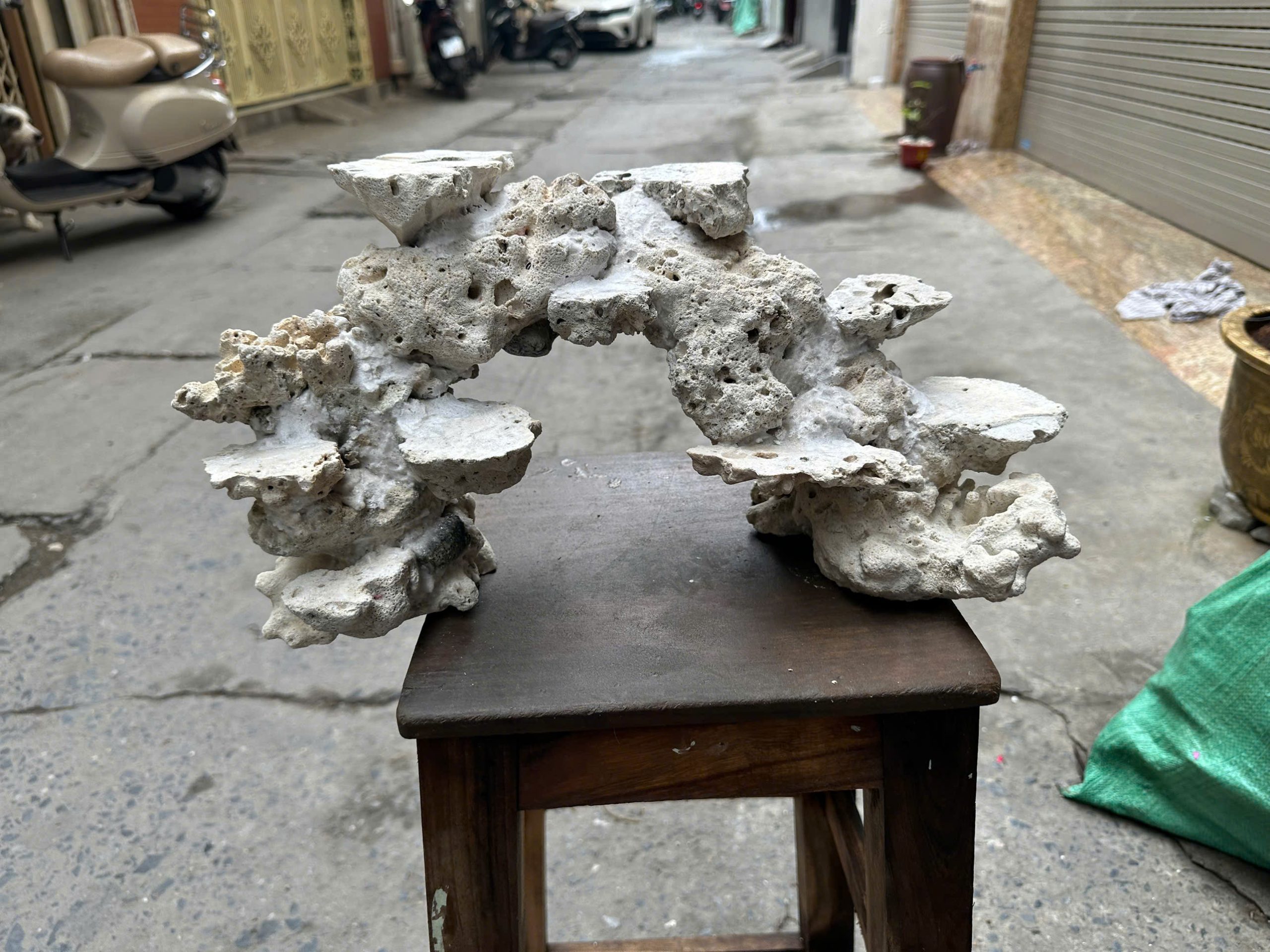 Mã 517 - Layout Đá Biển Tự Nhiên Vòng Cung Bể 60cm Cho Reef Hiện Đại